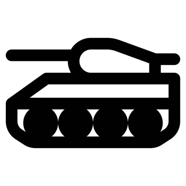 Moderne Tank Met Een Groter Kaliber Pistool — Stockvector