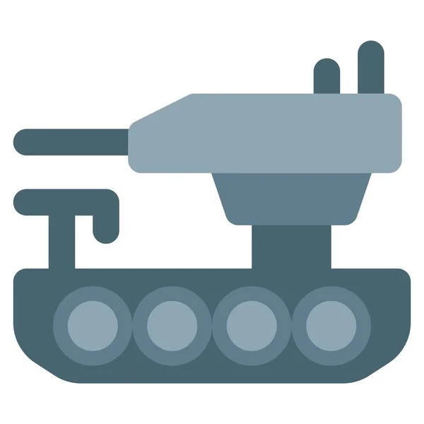 Panzer Mächtigste Einheit Auf Dem Schlachtfeld — Stockvektor