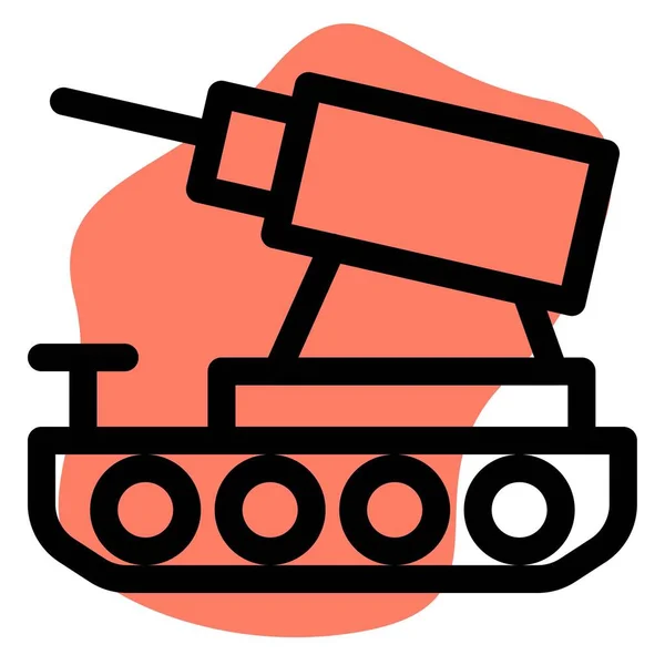 全履带式装甲战车 — 图库矢量图片