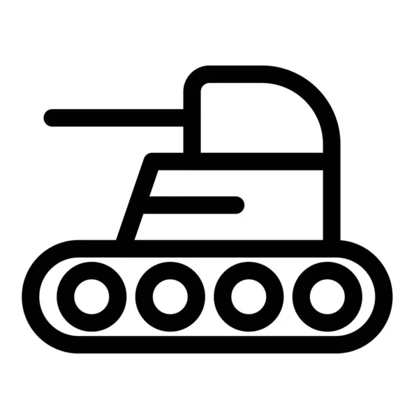 強力な破壊可能な武器タンク — ストックベクタ