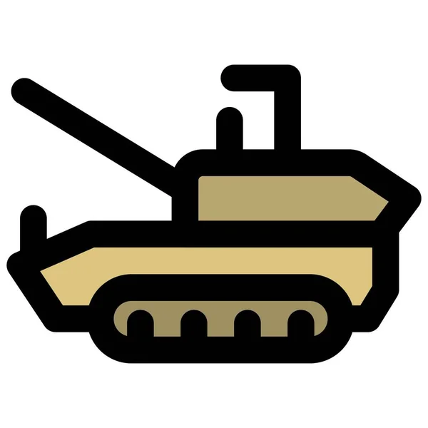 Военная Машина Броней Башней — стоковый вектор
