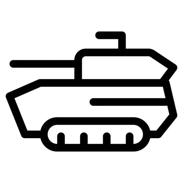 Kampfpanzer Mit Hoher Geschwindigkeit — Stockvektor