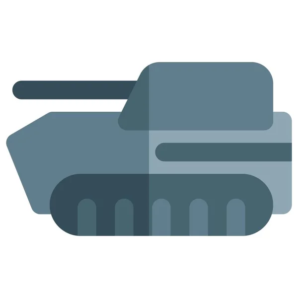 強力な大砲を持つ強力な戦闘部隊 — ストックベクタ