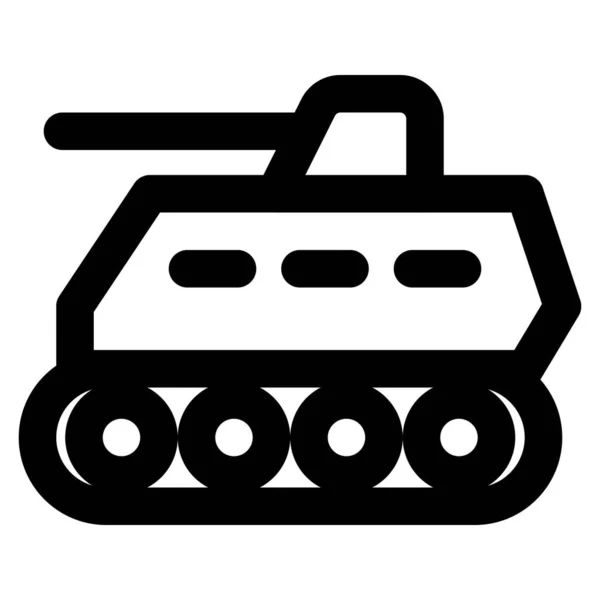 Vysokorychlostní Tank Masivní Destrukční Vozidlo — Stockový vektor