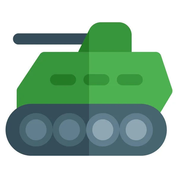 Hoge Snelheid Tank Enorme Vernietiging Voertuig — Stockvector