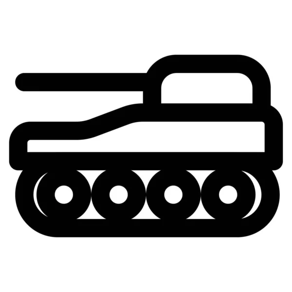 現代の軍隊でよく使用される戦車 — ストックベクタ