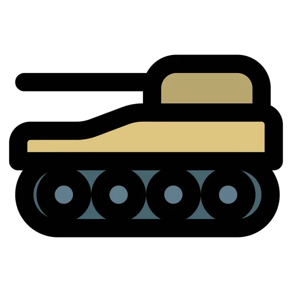 Savaş Tankları Modern Ordularda Sıkça Kullanılır — Stok Vektör