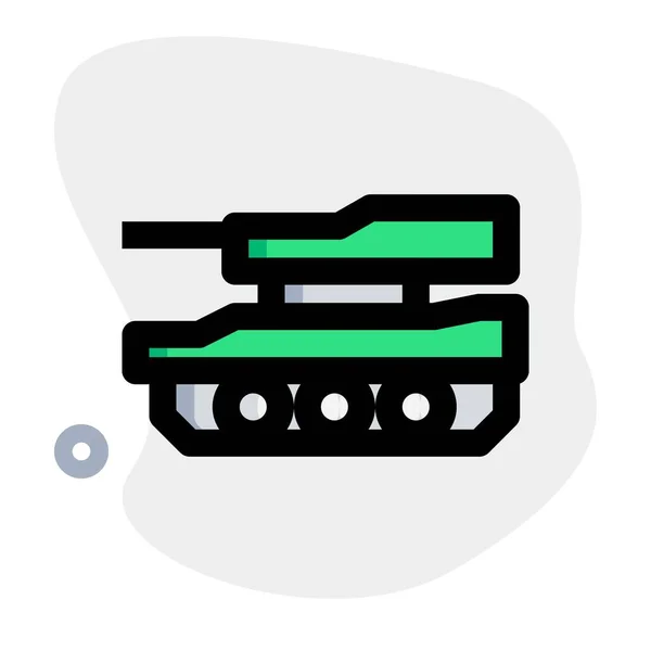 Stíhací Tank Používaný Jako Nejsilnější Zbraň — Stockový vektor
