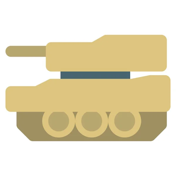 Kampfpanzer Als Stärkste Waffe Eingesetzt — Stockvektor