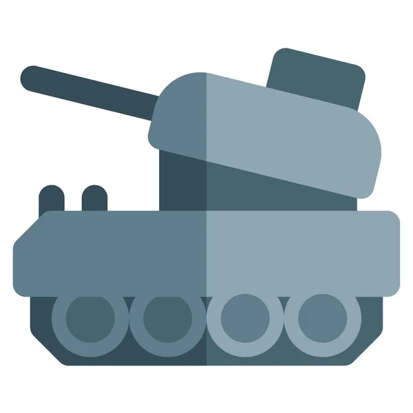 Боевой Танк Наземная Система Вооружения — стоковый вектор