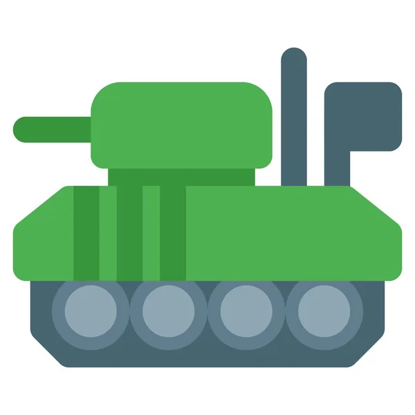Schwerer Panzer Für Kampfeinsätze — Stockvektor