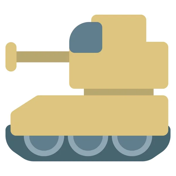 Potent Destructible Weapon Tank — Stock Vector
