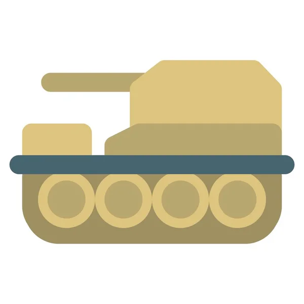 Avance Tanque Batalla Principal Servicio Pesado — Vector de stock