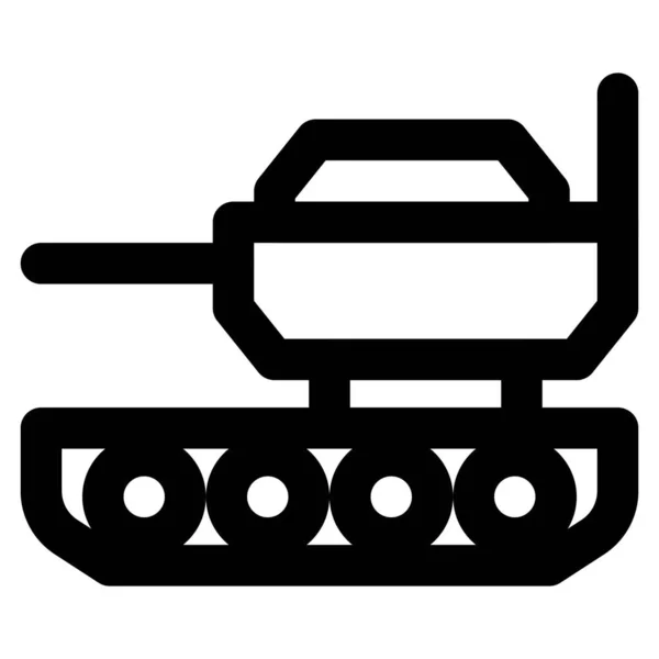 Otomatik Itişli Zırhlı Savaş Aracı — Stok Vektör