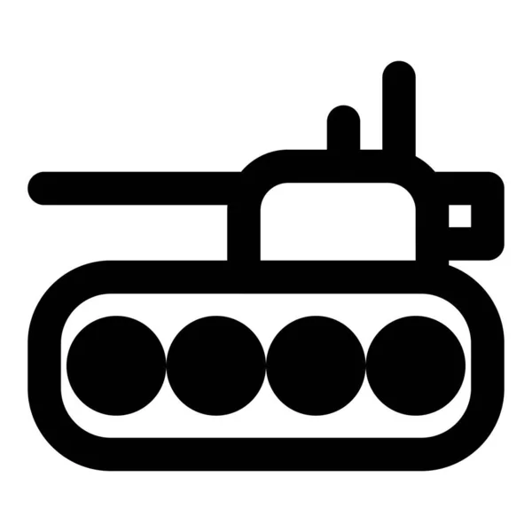 主战坦克或通用坦克 — 图库矢量图片