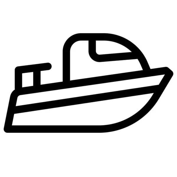 Κρουαζιερόπλοιο Υψηλής Ταχύτητας Για Ταξίδι — Διανυσματικό Αρχείο