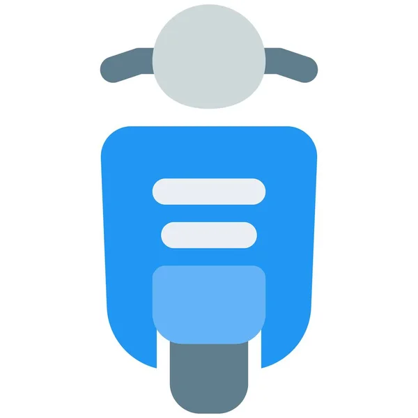 Scooter Snabb Antik Motorcykel — Stock vektor