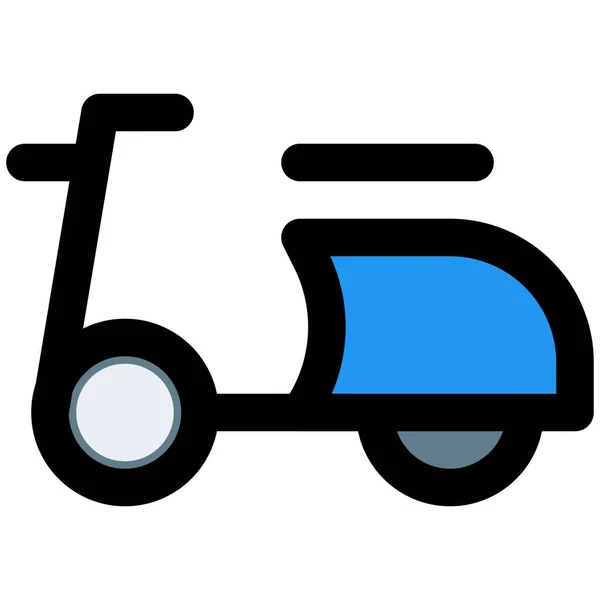 Scooter Populaire Pour Transport Personnel — Image vectorielle