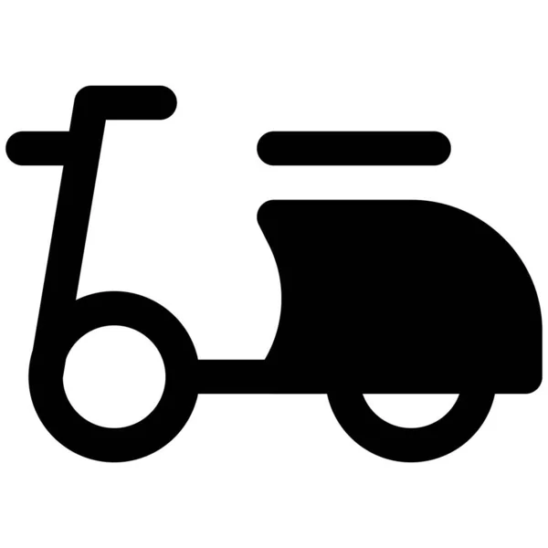 Scooter Populär För Personliga Transporter — Stock vektor