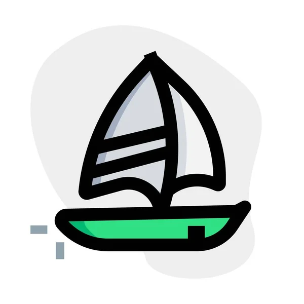 Segelboot Für Die Frachtschifffahrt — Stockvektor