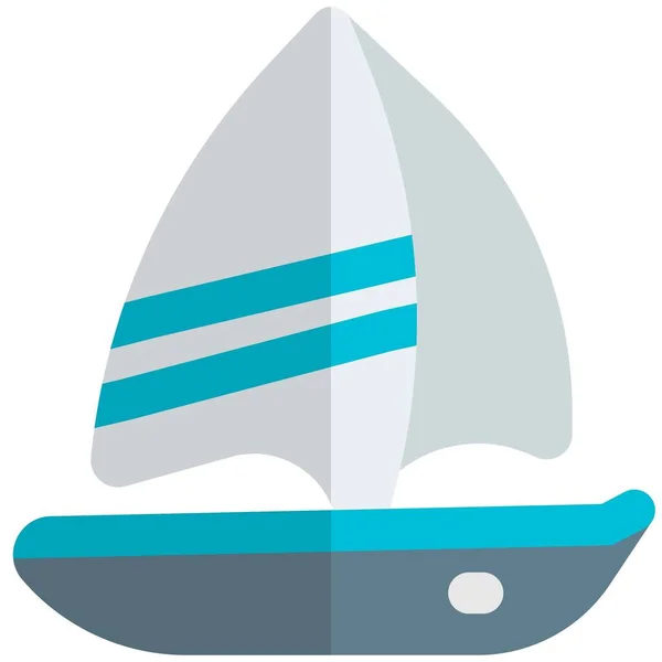 Segelboot Für Die Frachtschifffahrt — Stockvektor