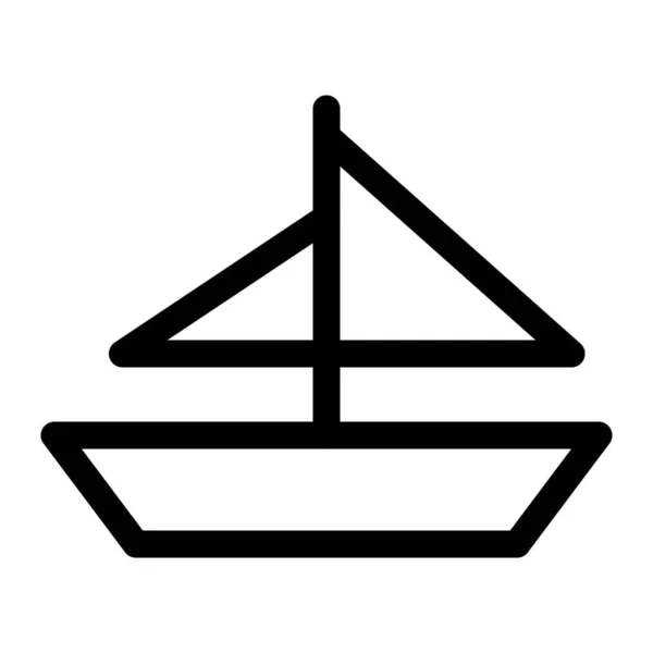 Парусник Общий Рекреационный Корабль — стоковый вектор