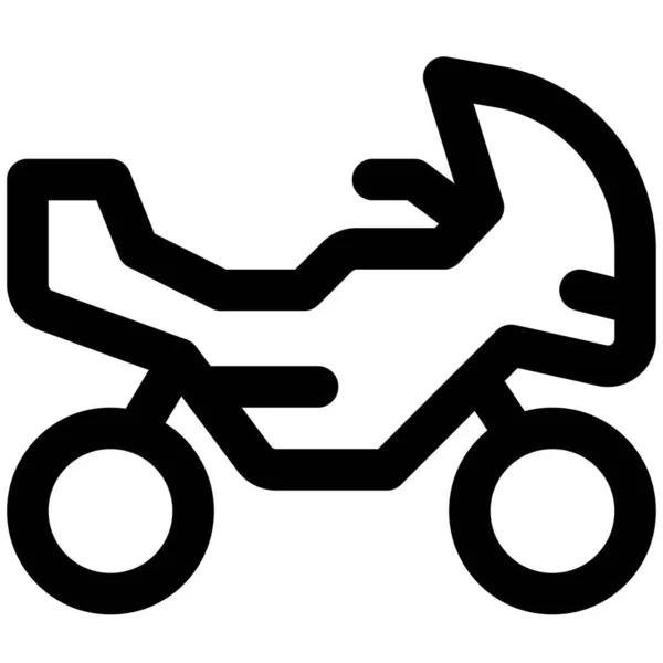 Μοτοσικλέτα Μοντέρνο Τιμόνι — Διανυσματικό Αρχείο