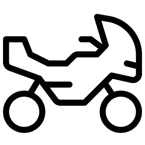Motocykl Módní Řídítka — Stockový vektor