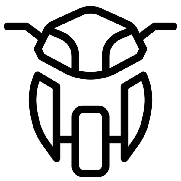 Motociclo Due Ruote Con Motore Potente — Vettoriale Stock