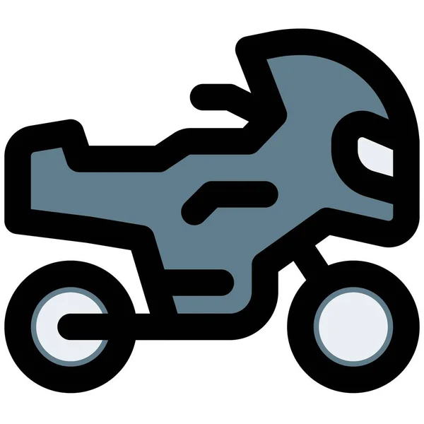 Snygg Motorcykel För Snabbare Körning — Stock vektor