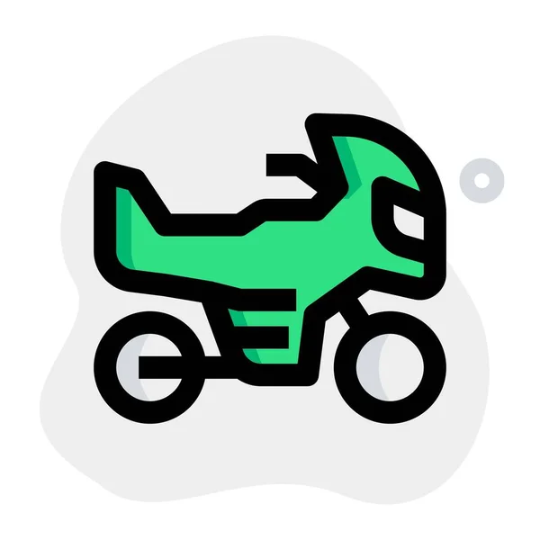 Motocicleta Veículo Usado Para Transportar Pessoas —  Vetores de Stock