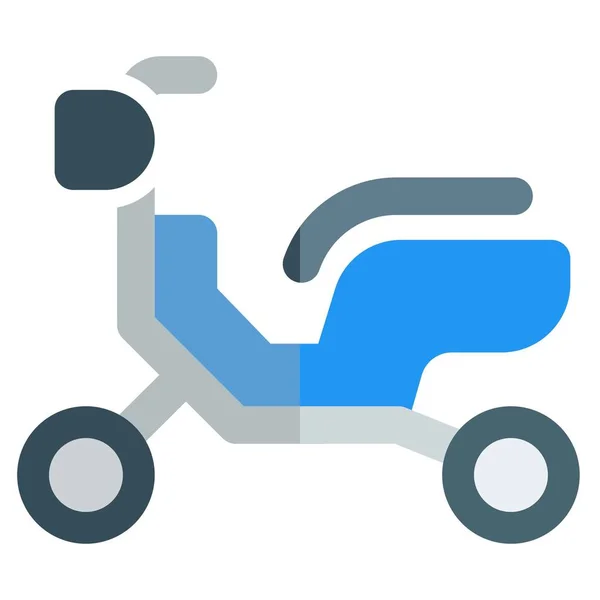 Мопед Легкий Компактний Мотоцикл — стоковий вектор