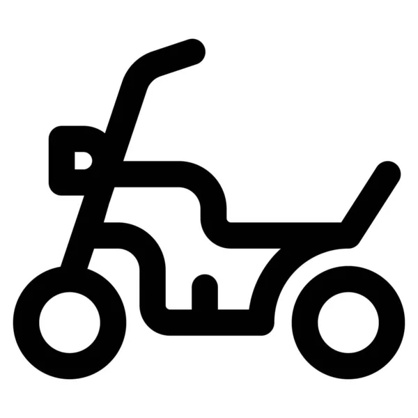 Швидкий Стильний Велосипед Їзди — стоковий вектор