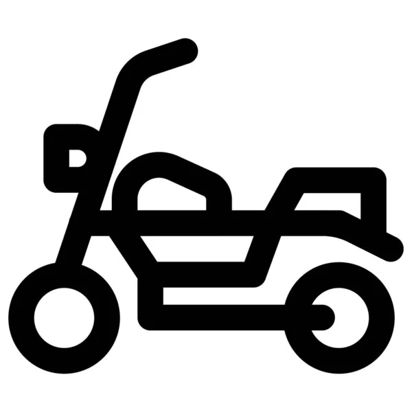 Индивидуальный Мотоцикл Верховой Езды — стоковый вектор