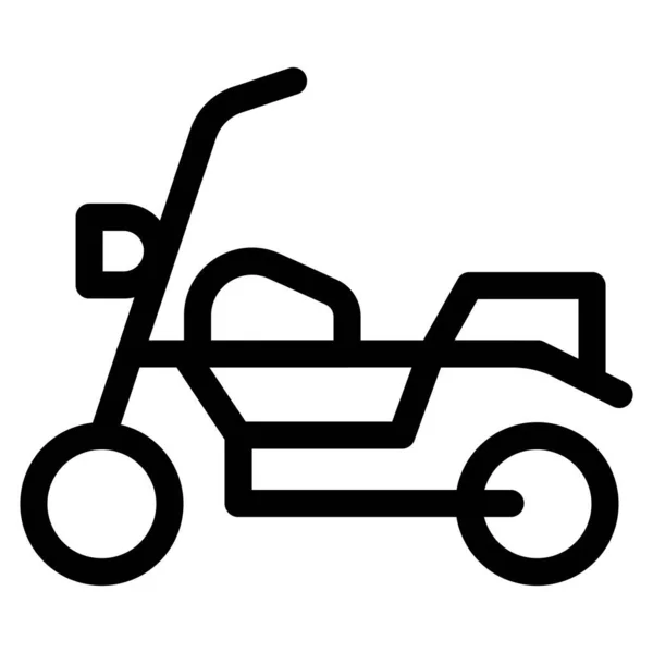 Customized Chopper Bike Riding — Stock Vector