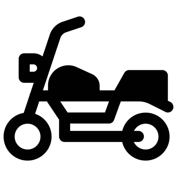 Индивидуальный Мотоцикл Верховой Езды — стоковый вектор