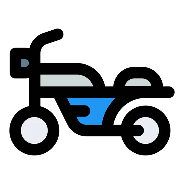 Ein Stark Modifiziertes Fahrrad Chopper Fahrrad — Stockvektor