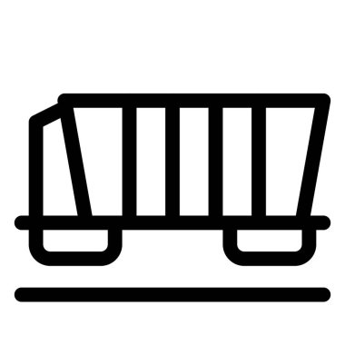 Mallar tren vagonunda taşınıyor.