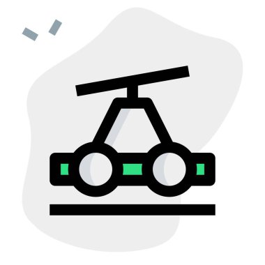 Demiryolu denetimi için el arabası kullanımı.