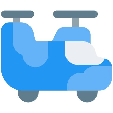 Çift pervaneli askeri helikopterler.