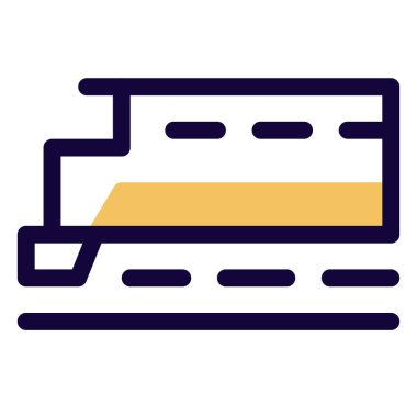 Dağ treni tepe bölgesindeki banliyö hattında.