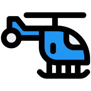 Helikopter pervane donanımlı bir uçan makine..