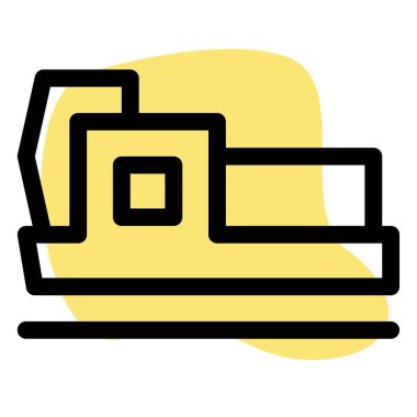 Rayların bakımı için safra temizleyici tren