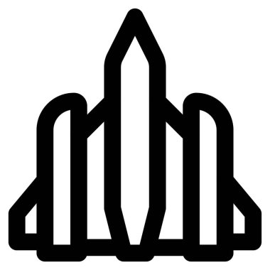 Bir jet uçağı ya da savaş uçağı..