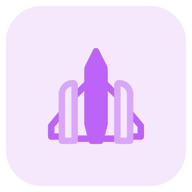 Bir jet uçağı ya da savaş uçağı..