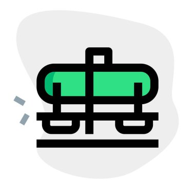 Demiryolu vagonu sıvı taşımak için tasarlandı.