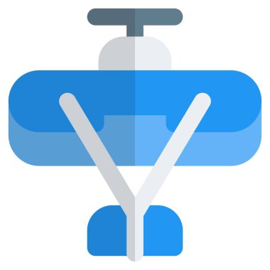 Çift kanatlı uçak, eski model bir uçak..