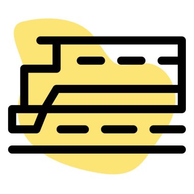 Dağ treni tepe bölgesindeki banliyö hattında.