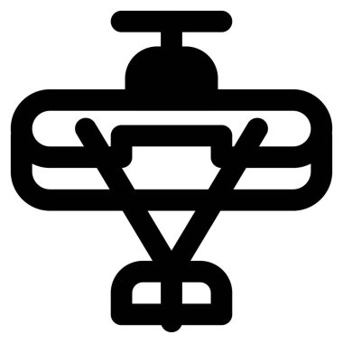 Çift kanatlı uçak, eski model bir uçak..