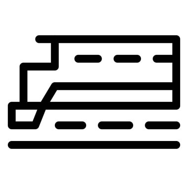 Dağ treni tepe bölgesindeki banliyö hattında.